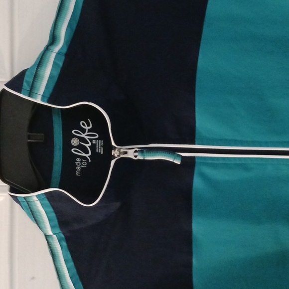 ****Made for Life Teal and Navy Jacket Size 3X - Picture 4 of 5